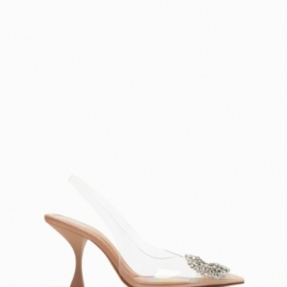 NWOT Crystal Embellished Heels
